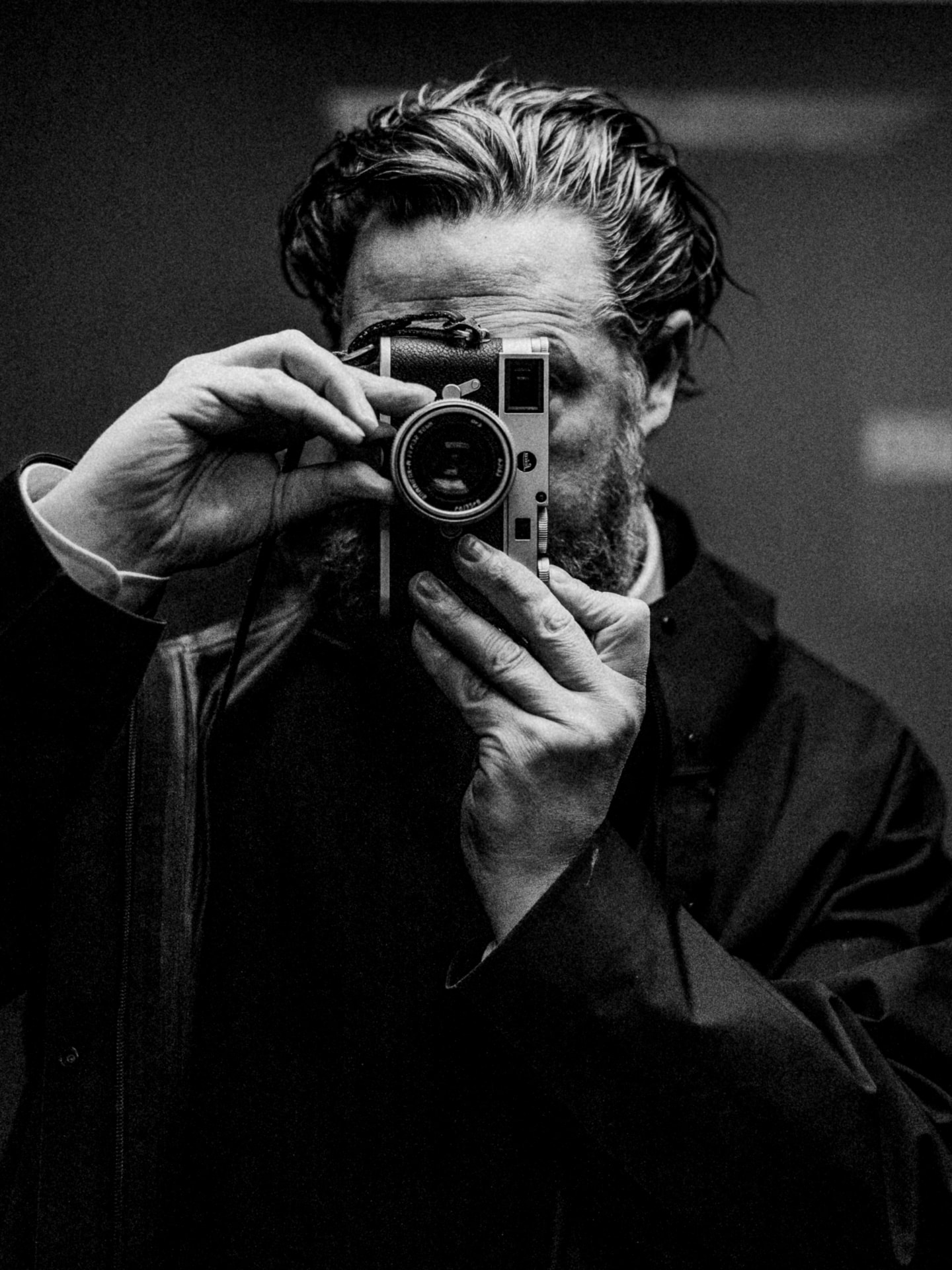 Ruediger Glatz, self portrait, Paris